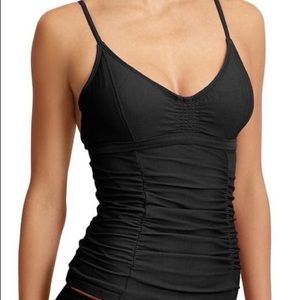 NEW Athleta | Smocked Tankini Black